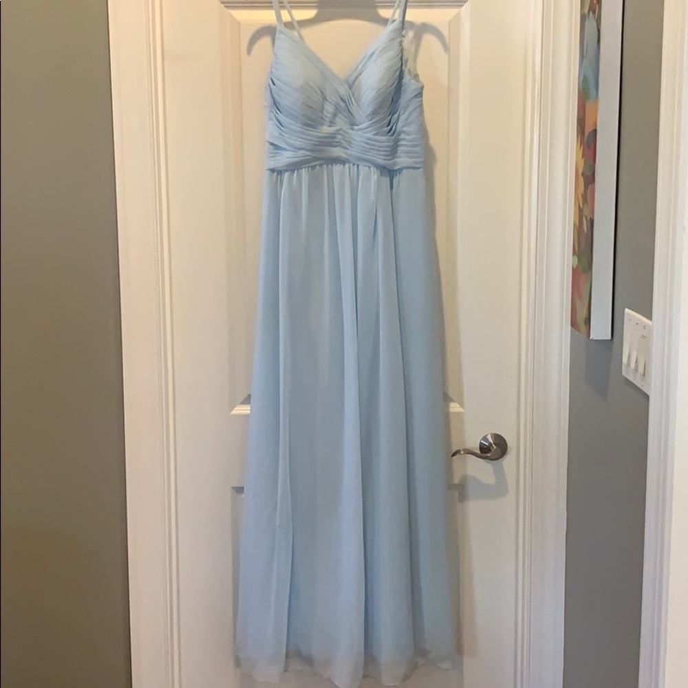 Azazie Blake Bridesmaid Dress - Sky Blue